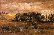 Adolph von Menzel Storm on Tempelhof Mountain oil painting reproduction